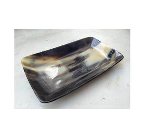Bandeja de Servicio de Cuerno con Diseño Floral, Bandeja de Servicio de Cuerno de Búfalo con Diseño Personalizado, Bandeja de Servicio de Mesa de Cuerno de Búfalo de la Mejor Calidad - Product Image 3