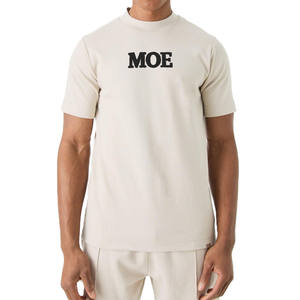 Camisetas de algodón para hombre, estilo casual, corte regular, cuello redondo, manga corta, camiseta clásica con logo en la espalda, venta al por mayor directa de fábrica - Product Image 1