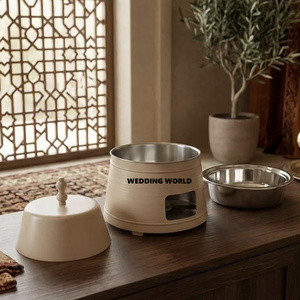 Réchaud alimentaire en métal de qualité supérieure, fait main, design élégant et classique, réchaud alimentaire fantaisie. - Product Image 5