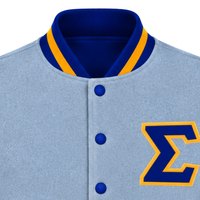 Blouson Bomber Universitaire Personnalisé pour Femme, Motif Sororité Grecque Sigma Gamma Rho, Logo Brodé, Vêtement d'extérieur Décontracté et Élégant, Vente en Gros