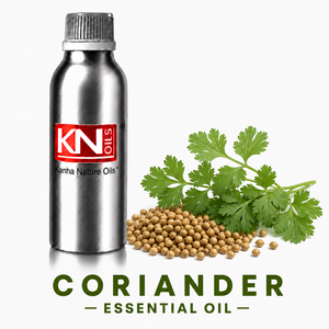ผู้ผลิตน้ำมันหอมระเหยจากเมล็ดผักชีบริสุทธิ์ 100%  Coriandrum sativum ได้รับการรับรองออร์แกนิก เกรดเครื่องสำอาง ผู้ส่งออกขายส่ง - Product Image 1