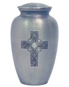 Luxurious Modern Adult Aluminum Cremation Urn Hand-Crafted Unique Aluminum <b>Memorial</b> Ashes <b>Vase</b> - Product Image 3