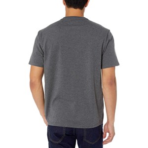 T-shirts sportifs surdimensionnés pour hommes avec logo personnalisé, col en V, manches courtes, unis. - Product Image 3