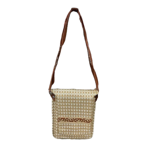 Bolso Bandolera de Yute Moderno con Bolsillo Interior, Bolso Ecológico de Moda para Mujer - Product Image 4