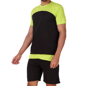 Nouvel ensemble décontracté d'été pour homme : T-shirt à manches courtes et short – Survêtement 2 pièces de marque - Product Image 2