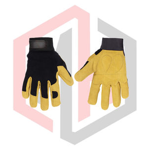 Gants de jardinage en acrylique et cuir TPR 11 oz, anti-vibration, résistants aux chocs, imperméables, résistants à la chaleur, sans poudre, pour la protection sportive - Product Image 5