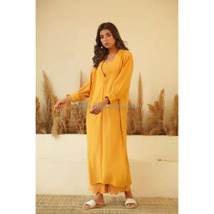 Kurta Étnica Gótica con Estampado Floral, Manga Larga, Cuello en V, para Mujer, Estilo Informal, Festivo, Ropa India de Verano - Product Image 2