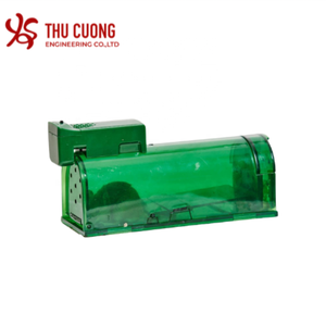 Caja de captura de ratón de plástico no tóxico, alarma comercial para gatos, alta sensibilidad, también para ratas pequeñas, Control de plagas - Product Image 1