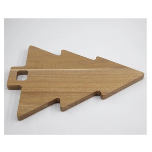 เขียงไม้รูปวงรีเคลื่อนย้ายได้ ดีไซน์ทันสมัย เหมาะสำหรับเทศกาลคริสต์มาส ใช้สำหรับจัดเลี้ยง - Product Image 3