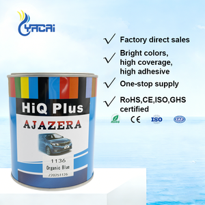 Vente en gros usine : <span class=keywords><strong>Peinture</strong></span> liquide époxy acrylique organique bleue 1K/2K, couche de base pour automobile et marine, revêtement métallique pour la rénovation automobile par pulvérisation - Product Image 4