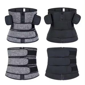 Faja Reductora de Neopreno con Doble Cinturón y Logotipo Personalizado para Mujer, Corsé con Varillas de Acero, Entrenador de Cintura y Cinturón Quema Grasa - Product Image 6