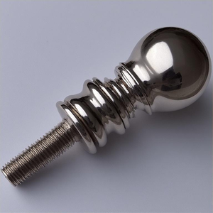 Hot Sale Black Color Modern Design Window Curtain Rod Decorated <b>Hardware</b> Metal Pole Head Finial 72-144 Inch Single - Product Image 2