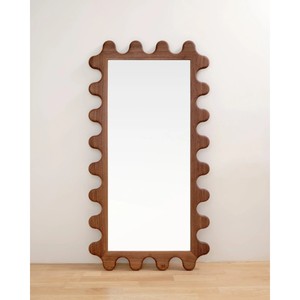 Exceptional Craftmanship Modernist Wooden <b>Wall</b> <b>Mirror</b> <b>Set</b> Artistic Irregular Shape Decorative Frame Design - Product Image 3