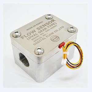 Capteur de débit numérique DGT-020SI pour compteur d'eau, capteur de débit à engrenages ovales en acier inoxydable 316L, filetage interne PT 3/4 - Product Image 1