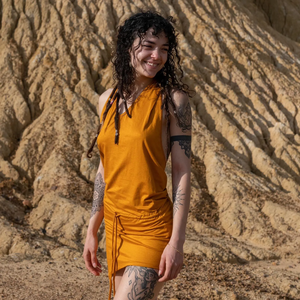 Vestido Mini Halter Bohemio sin Espalda para Mujer, Vestido de Verano para Fiesta en la Playa, Atuendo para Festivales y Vacaciones - Product Image 3