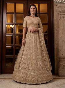 Vestido de Dama de Honor Rosa de Organza Bordada con Escote en V, Top Corto, Mangas Largas, Largo hasta el Suelo, Corte en A, Sujetador Incorporado, Natural - Product Image 4