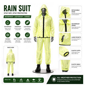 Combinaisons de pluie en gros à bas prix, combinaisons de pluie de haute qualité, combinaisons de pluie de qualité supérieure, nouvelle arrivée - Product Image 6