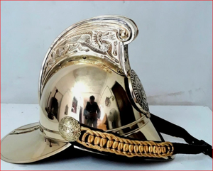 Dublin Fire Brigade Brass Fireman Helmet Firefighter Replica Helmet - Product Image 3