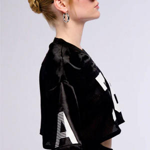 Maillot de football américain court pour femme de qualité supérieure, en maille respirante, polyester, manches courtes, Fanwear OEM ODM Vente en gros USA - Product Image 5