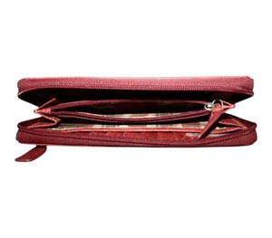 Handcrafted Genuine Leather <b>Wallet</b> for Women with Secure Zip Closure <b>RFID</b> <b>Blocking</b> Long Purse Organizer Card Holder - Product Image 2
