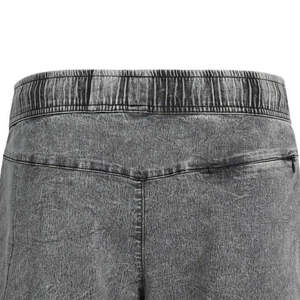 Shorts en jean pour hommes Kivotech avec logo personnalisé, haute qualité, tailles variées, OEM, shorts cargo vierges délavés à l'acide pour l'été - Product Image 4