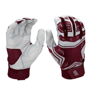 Guantes de Bateo de Béisbol y Sóftbol de Alta Calidad con Puño Corto, Cuero Original, Unisex, para Jugadores de Liga - Product Image 1