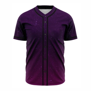 Maillot de baseball sublimé à séchage rapide, design personnalisé, entièrement boutonné, tenue d'équipe, respirant, performance athlétique, vêtements de sport - Product Image 1