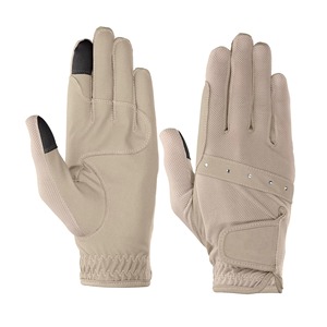 Gants d'équitation en cuir synthétique de bonne qualité pour hommes et femmes, pour l'été et l'hiver, tailles personnalisables - Product Image 5