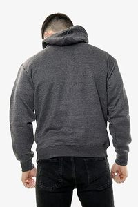 Sweat-shirt à capuche en polaire gris pour homme Trex Export, pull décontracté, couleur unie, poche avant, coupe classique, vêtement d'automne - Product Image 3