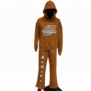 Chándal de Forro Polar para Hombre, Tallas Grandes, Estilo Urbano, Invierno, con Logotipo Personalizado, Diseño Único, Cintura Elástica - Product Image 1