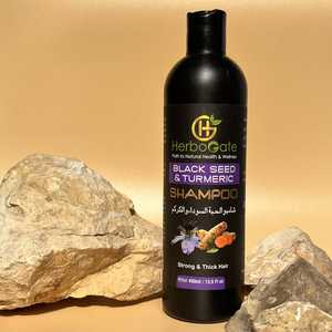 Champú Personalizado de Semillas Negras y Cúrcuma, Fórmula Herbal para el Cuidado del Cabello, Limpieza Suave, Nutritivo, para el Cuidado Diario de la Belleza, OEM - Product Image 4