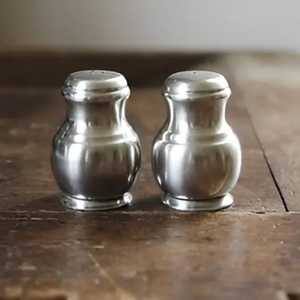 Rose Gold Copper <b>Salt</b> and Pepper Shakers Set Hammered Metal Cylinder Spice Dispenser for Modern Dining Hotel - Product Image 4
