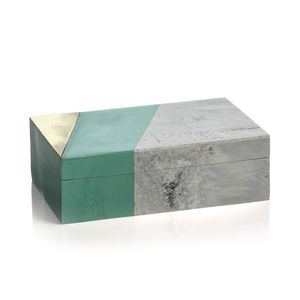 Premium MDF Resin Jewelry Box With Decorative Lid Design For Secure Jewelry Storage And Presentation - Product Image 2