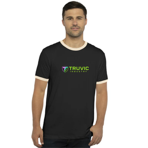 Men's Casual Cotton <b>Ringer</b> Tee Contrast Sleeve Crew Neck Short Sleeve Fashion <b>T</b> <b>Shirt</b> for Outdoor Travel and Daily Lifestyle - Product Image 1