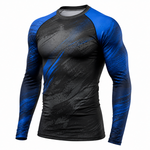 JACK kestar ชุดกีฬา BJJ MMA fightwear พิมพ์ลายถ่ายเทความร้อนแขนยาว - Product Image 3