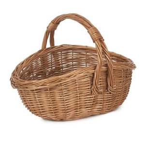 Panier de rangement pour plantes de jardin en rotin avec poignée, panier en jonc de mer tressé, panier à serviettes fait main, panier de pique-nique - Product Image 6