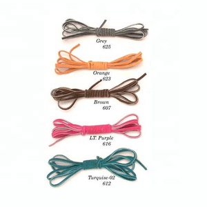 Cordons plats en cuir suédé de qualité supérieure pour chaussures sacs vêtements Textiles de maison caractéristique douce cuir suédé plat enduit - Product Image 1