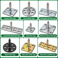 Bonding Fastener with Nail Perforated Base Adhesive Insulation Pin for HVAC Composite Panel Rock Wool OEM