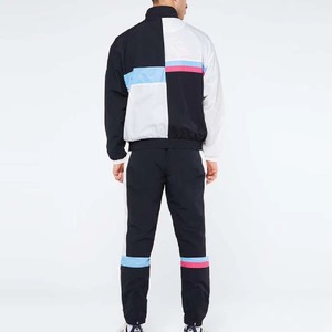 Chaqueta Cortavientos de Lona de Alta Calidad con Logotipo Personalizado, Transpirable y Ecológica, Conjunto Deportivo de Dos Piezas con Cremallera Reflectante, Estilo Urbano Vintage - Product Image 2