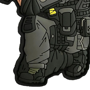 Parche de PVC Personalizado de Fábrica, Material de PVC Duradero con Logotipo Personalizado, Diseño en Relieve 3D y Reverso Flexible y Suave - Product Image 4