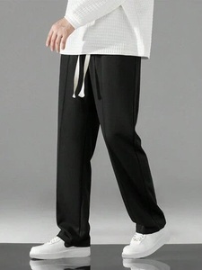 Men's Plus Size Casual Snow Customized Logo Track-pant Jogging Sports <b>Trousers</b>-<b>Black</b> Outdoor Clothing - Product Image 2