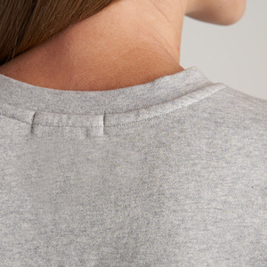 Custom Winter Women's Tall Sweatshirt with Short Fleece Cropped Crew Lined Sweater Brushed Cotton Eco-Friendly Private Logo - Product Image 6