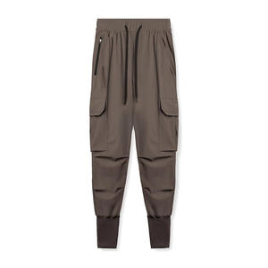 Pantalones Cargo de Moda Urbana para Hombre, Pantalones Cortavientos con Múltiples Bolsillos, Ligeros, con Cordón Ajustable, Cintura Elástica, Casuales, para Actividades al Aire Libre - Product Image 4