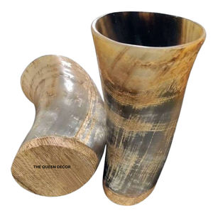 Vase de table pour les designers de décoration intérieure, vase à fleurs en cadeau, paire de 3 vases modernes en forme de corne, design esthétique - Product Image 4