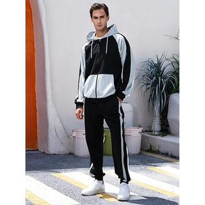 Conjunto Deportivo de Algodón para Hombre, Sudadera con Capucha y Pantalones Deportivos, Ropa Casual para Correr, Uso Diario Cómodo - Product Image 6