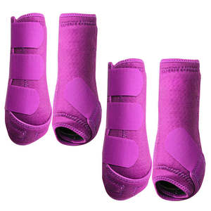 Botas de Neopreno Ligeras para Caballos, Protector de Tendones, Equipo Ecuestre para Montar y Entrenar, de Life Care - Product Image 4