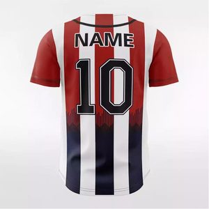 Maillots de baseball et de softball personnalisés en polyester 100 % par sublimation, maillots de softball roses, maillots de baseball unis - Product Image 3