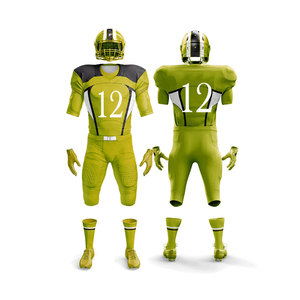 Vente en gros – Nouveaux uniformes de football américain pour adultes, style actuel, manches longues, respirants, imprimés, couleurs personnalisables, 100 % personnalisables - Product Image 4