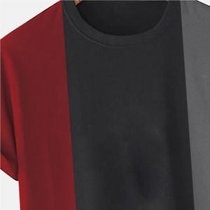 Camiseta Extra Grande de Alta Calidad para Hombre, 100% Algodón, Logotipo Bordado Personalizado, Cuello Redondo, Estampado Puff, Ecológica, 300g, Hecha en Pakistán - Product Image 2