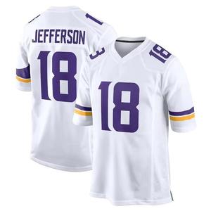 Custom Sublimation White V-Neck Football Jersey Unisex Breathable <b>Mesh</b> <b>Short</b> Sleeve Plus Size Adult All Seasons - Product Image 1